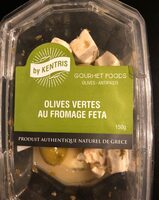 Olives vertes au fromage feta