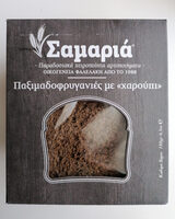Παξιμαδοφρυγανιές με χαρούπι