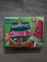 Watermelon water ice & apple water ice with chocolate flavoured pieces