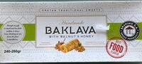 Baklava walnut and honey