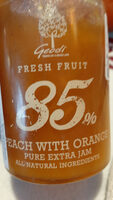 Peach with orange
