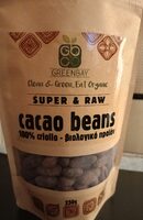 Super & raw cacao beans 100% criollo