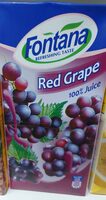 Fontana red grape juice slim