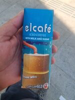 Iced coffee with milk and sugar