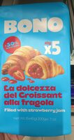 Croissant With Strawberry Jam