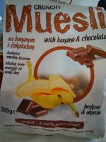 Muesli sa bananom i čokoladom