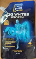 Egg white frozen