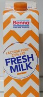Lactose free 2.5% Fat fresh milk