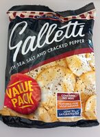 Galletti with sea salt and cracked pepper