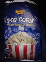 Pop corn: white cheddar cheese flavour
