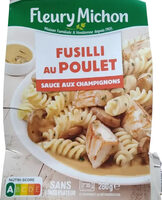 Fusilli au poulet sauce aux champignons