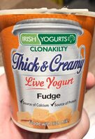 Live yoghurt fudge
