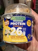Protein Vanilla Live Yogurt with Crunchy Granola