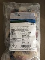 Pinces de tourteaux cuites surgelees