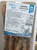 Langoustines entières crues surgelées