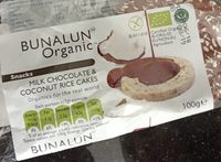 Bunalun Organic Coconut Rice Cakes 100G