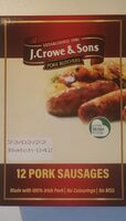 Pork sausages