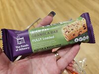 Irish oat granola bar