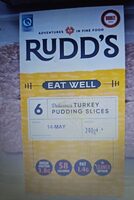 Turkey pudding slices