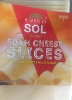 Edam cheese slices