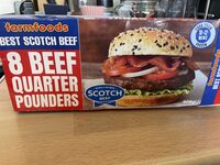 8 Scotch Beef Quarter Pounders