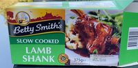 Slow cooked lamb shank