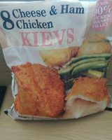 Cheese and ham chicken kievs