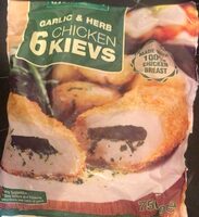 Garlic & herb chicken kievs