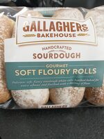 Sourdough Gourmet Soft Floury Rolls