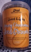 Sweet and spicy honey cinnamon seed granola