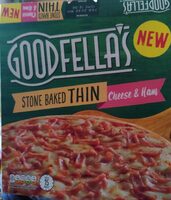 Stone baked thin cheese & ham