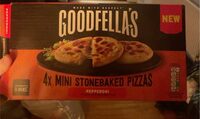 4x mini stonebaked pizza pepperoni