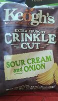 CRINKLE CUT SOUR CREAM and ONION