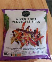 Mixed root vegetable fries
