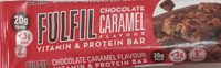 Chocolate caramel flavour vitamin and protein bar