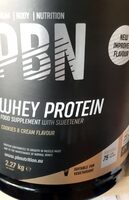 Whey Protein Cookies & Creme Flavour