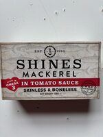 Shines mackerel in tomato sauce