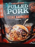 Pulled pork in texas barbecue sauce