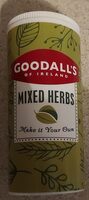 DRIED MIXED HERBS Ingredients: Oregano, Thyme, Ros