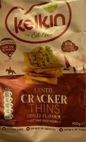 Lentil cracker Thins: Chilli Flavour
