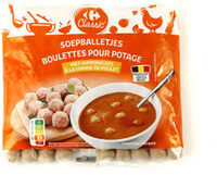 Carrefour Classic' Boulettes pour Potage à la Viande de Poulet