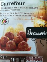 Carrefour Original Brasserie Boulettes Sauce Tomate & Purée