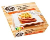 Carrefour Original Saucisse Jus de Cuisson & Stoemp aux Carottes