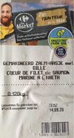 Coeur de filet de saumon mariné à l’aneth
