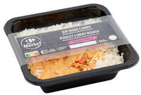 CAR Poulet curry rouge et riz