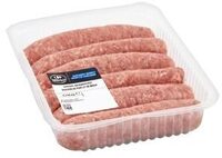 Carrefour Saucisse Porc et Boeuf 6 Pièces
