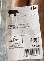 Saucisse italienne