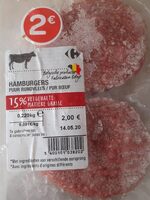Hamburgers pur boeuf