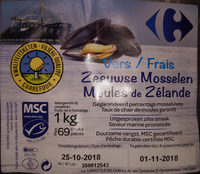 Moules de Zélande