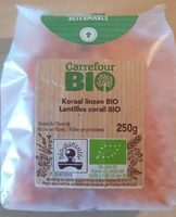 Lentilles corail BIO